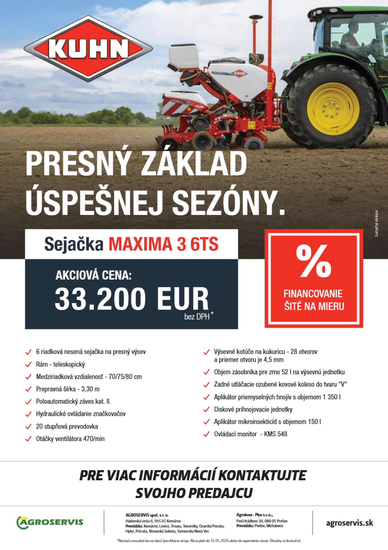 KUHN MAXIMA - Akciový leták 2026
